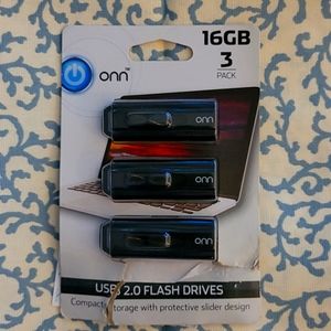 Flash Drive 16 GB 3 pack